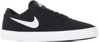 Nike SB Kids Check CNVS BG Skate Shoes - black/white
