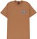 Independent Summit Scroll T-Shirt - brown sugar - front