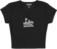Tactics Women's Garden Crop T-Shirt - black