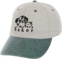 Baker Where My Dogs At Strapback Hat - natural/green