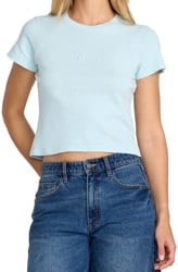 RVCA Forever T-Shirt - crystal blue