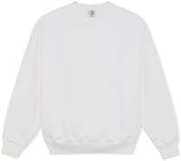 Polar Skate Co. Patch Crew Sweatshirt - cloud white