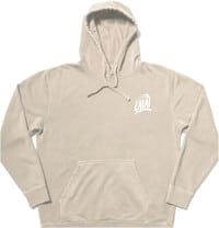 Lakai Brush Garment Dyed Pullover Hoodie - bone