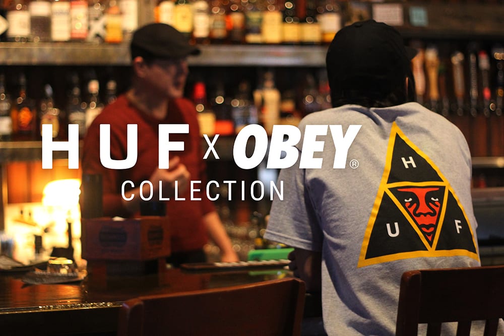 huf x obey hoodie