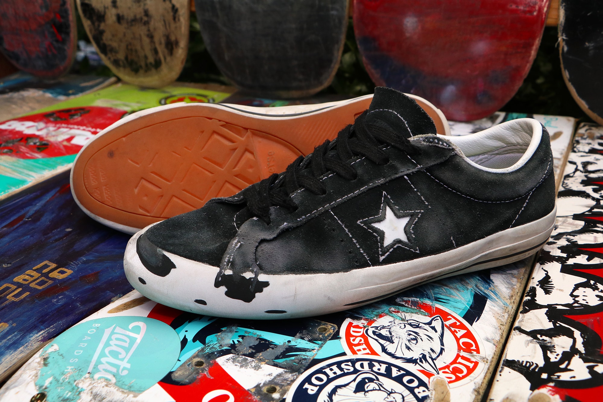Converse One Star Pro Skate Shoes Wear 