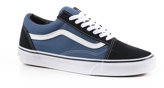 vans navy blue shoes