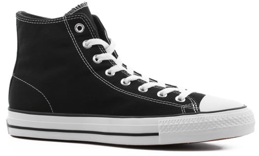 Converse Chuck Taylor All Star Pro High Skate Shoes - black/black/white ...