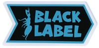 Black Label Ant Logo Sticker - blue/black