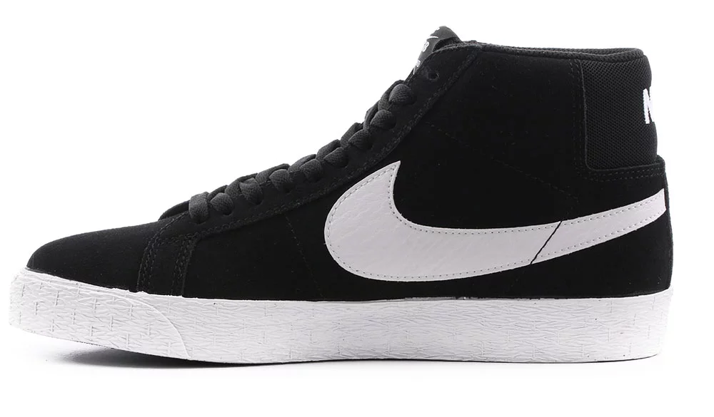Oh jee Gepensioneerde schandaal Nike SB Zoom Blazer Mid Skate Shoes - black/white-white-white - Free  Shipping | Tactics