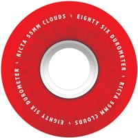 Ricta Cloud Cruiser Skateboard Wheels - red (86a)