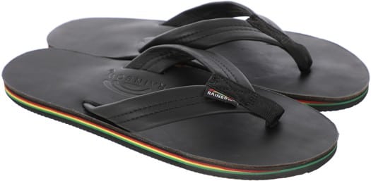 Buy Rainbow Sandals Women Premium Leather Narrow Strap Double Layer Black  Large / 7.5-8.5 B(M) US at Amazon.in