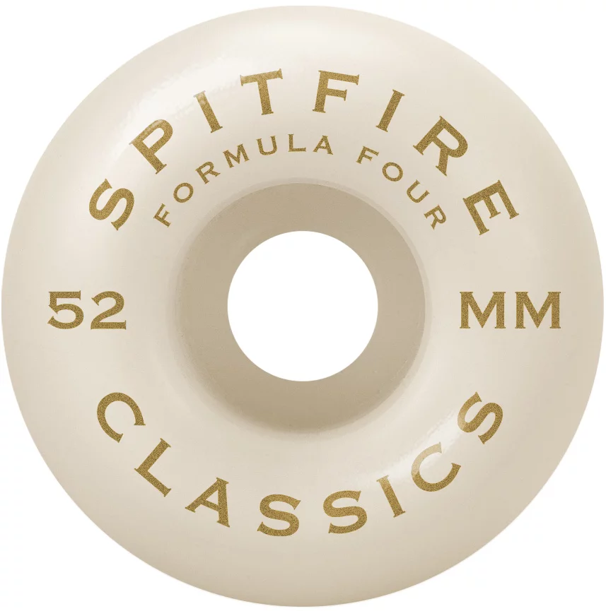 Spitfire Formula Four Classic Skateboard Wheels - white/green