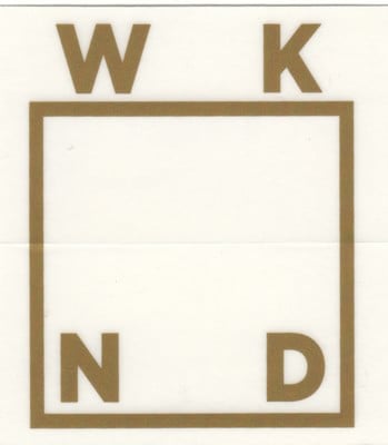 WKND Logo Sticker - bronze - view large