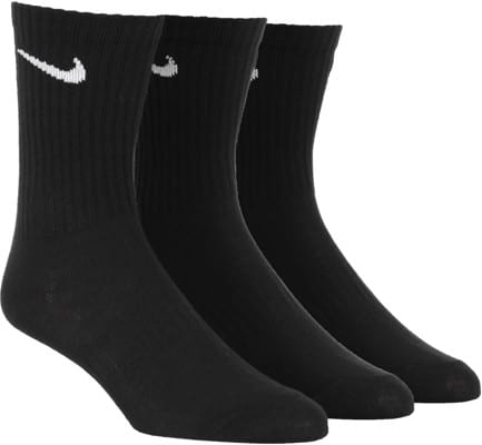 Nike SB Everyday LTWT 3-Pack Sock - black/(white) | Tactics