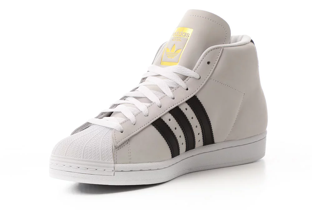 pijn Buitensporig Specialist Adidas Pro Model Skate Shoes - footwear white/core black/gold metallic |  Tactics
