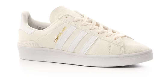 white adidas campus shoes