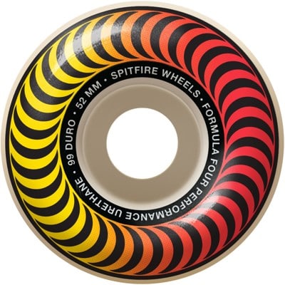 Spitfire Formula Four Classic Skateboard Wheels - faders-natural/orange ...