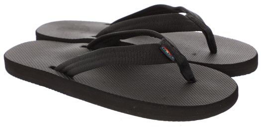 black rainbow braided narrow strap flip flop sandals... - Depop