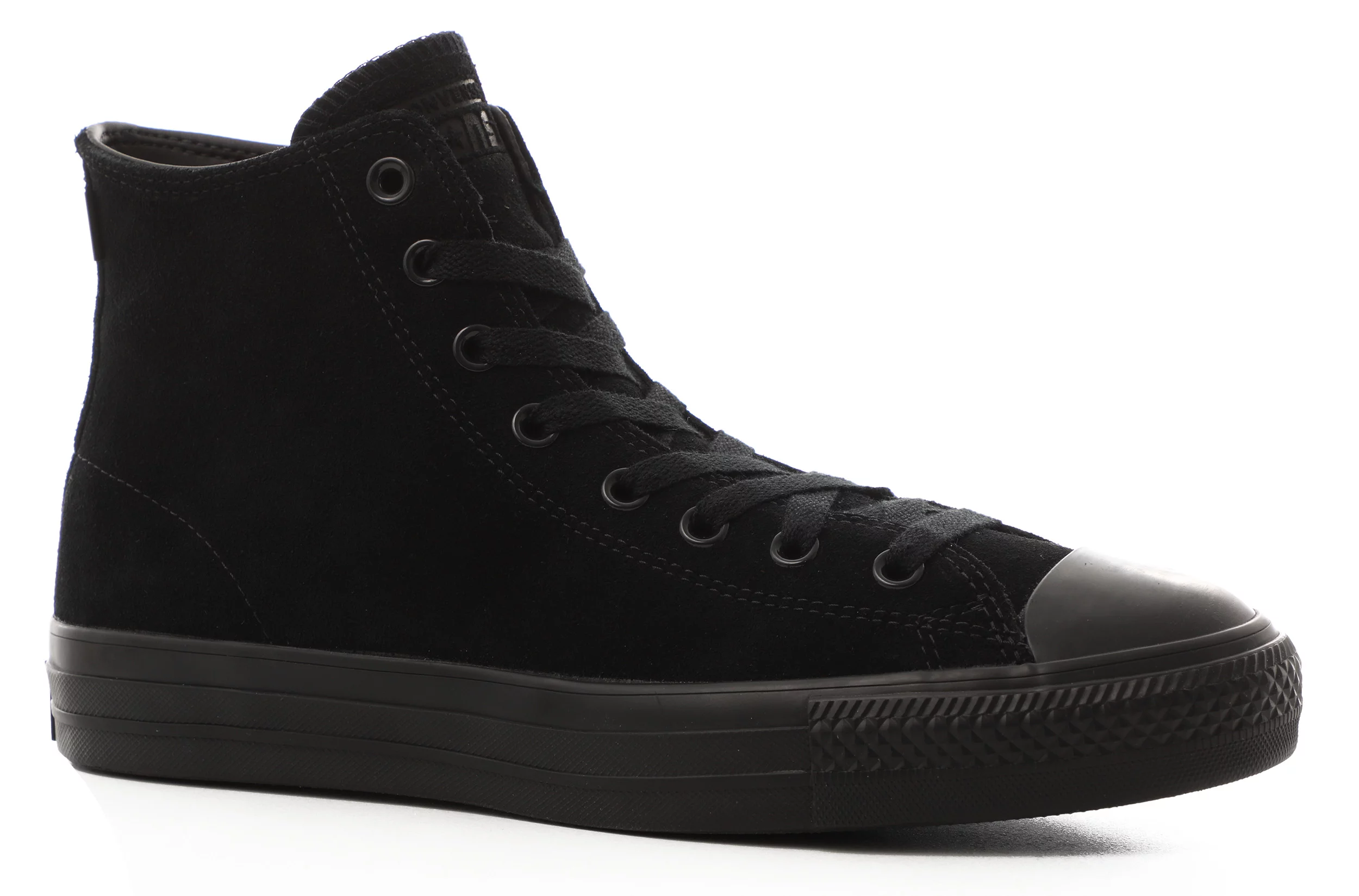 terwijl Siësta klif Converse Chuck Taylor All Star Pro High Skate Shoes - (suede)  black/black/black - Free Shipping | Tactics