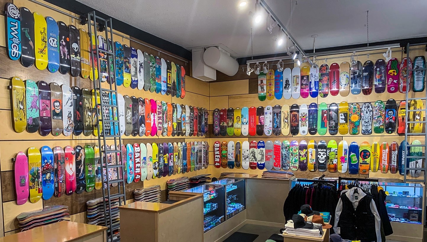 Clothing Stores for Skate shoes, Skateboards, Snowboards, & Streetwear