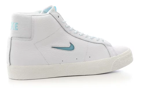 Nike Sb Zoom Blazer Mid Premium Skate Shoes White Glacier Ice White Summit White Free Shipping Tactics