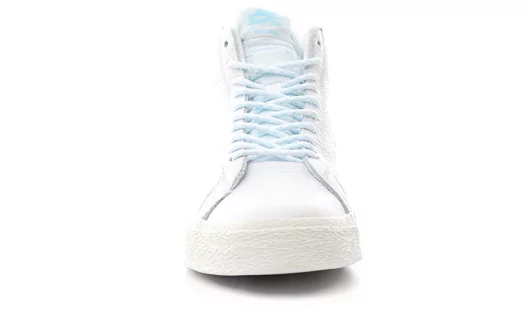 Nike Sb Zoom Blazer Mid Premium Skate Shoes White Glacier Ice White Summit White Free Shipping Tactics