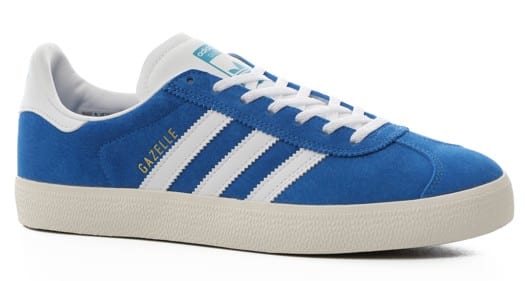 Adidas Gazelle Adv Skate Shoes Bluebirdfootwear Whitechalk White Free Shipping Tactics 0820