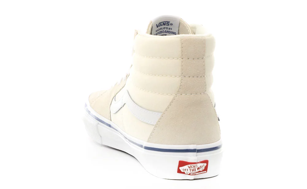Vans Skate Sk8-Hi Shoes - white - Free Shipping | Tactics