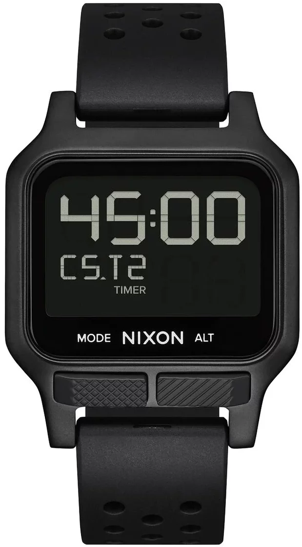 Nixon Heat Gunmetal Positive Rubber Strap A1320-5106-00 - First Class  Watches™ USA