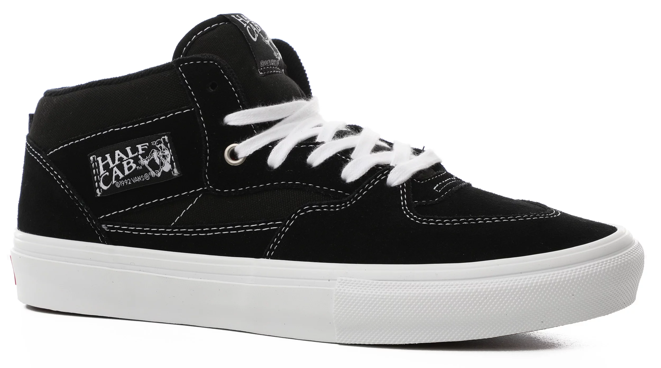 Vans Skate Half Cab Shoes - black/white | Tactics