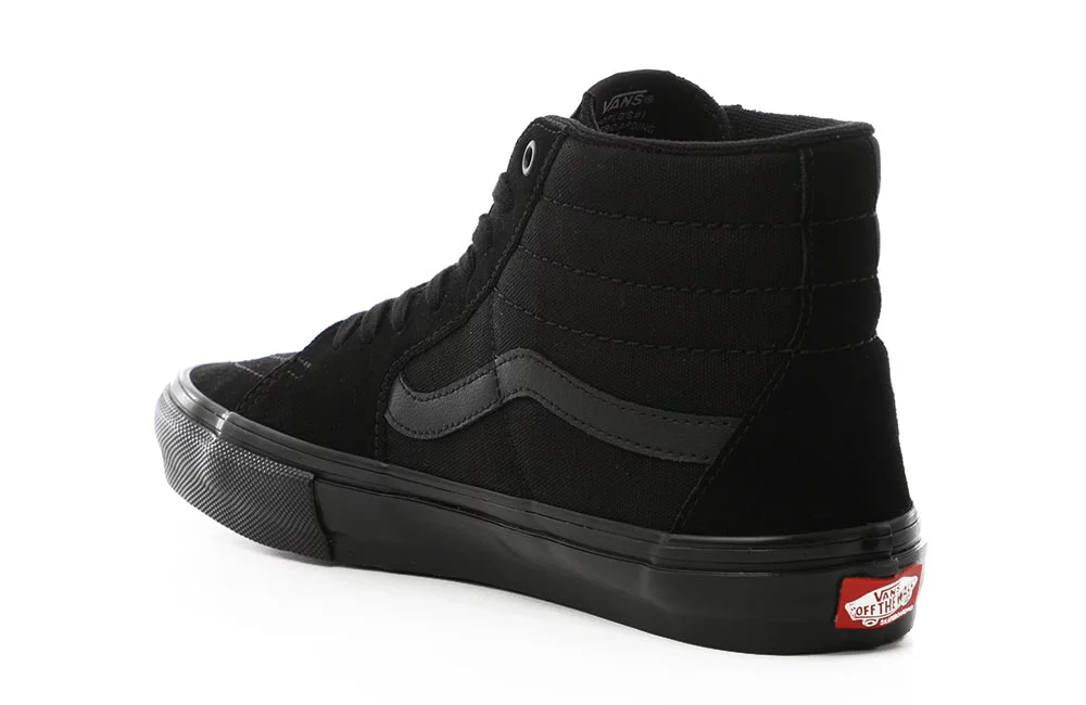 boiler Schoolonderwijs kunst Vans Skate Sk8-Hi Shoes - black/black - Free Shipping | Tactics