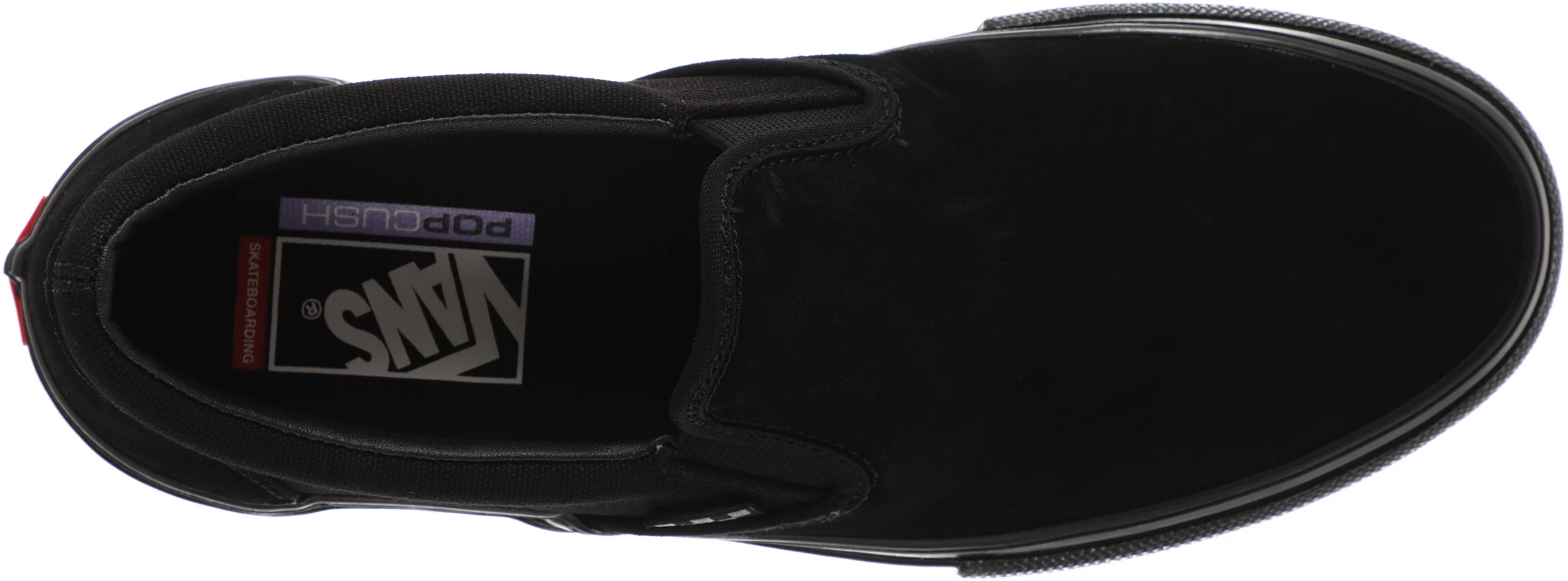 Vans slip on on sale pro shoes blackout