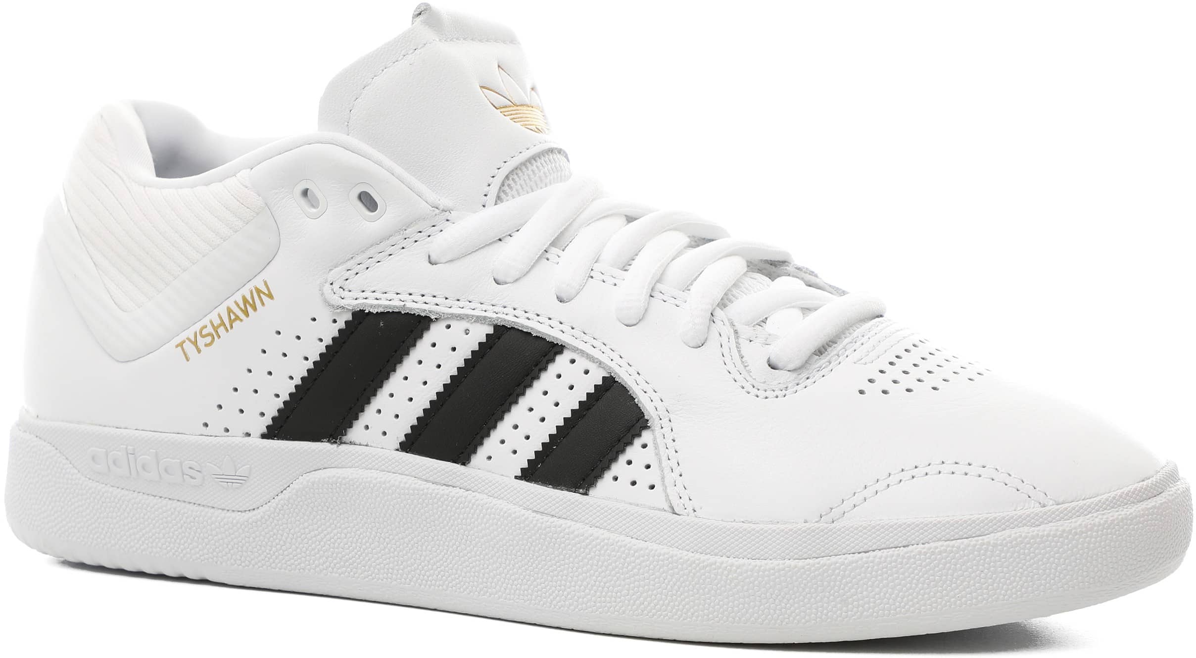 Adidas Tyshawn Pro Skate Shoes - footwear white/core black/footwear ...