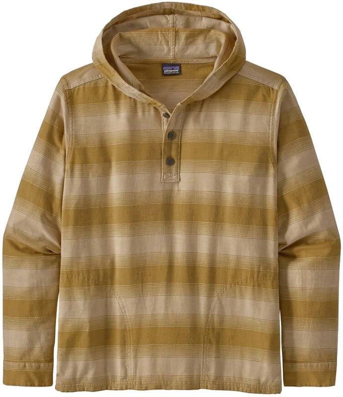 Patagonia Lightweight Fjord Flannel Hoody - horizon hombre: mulch brown ...