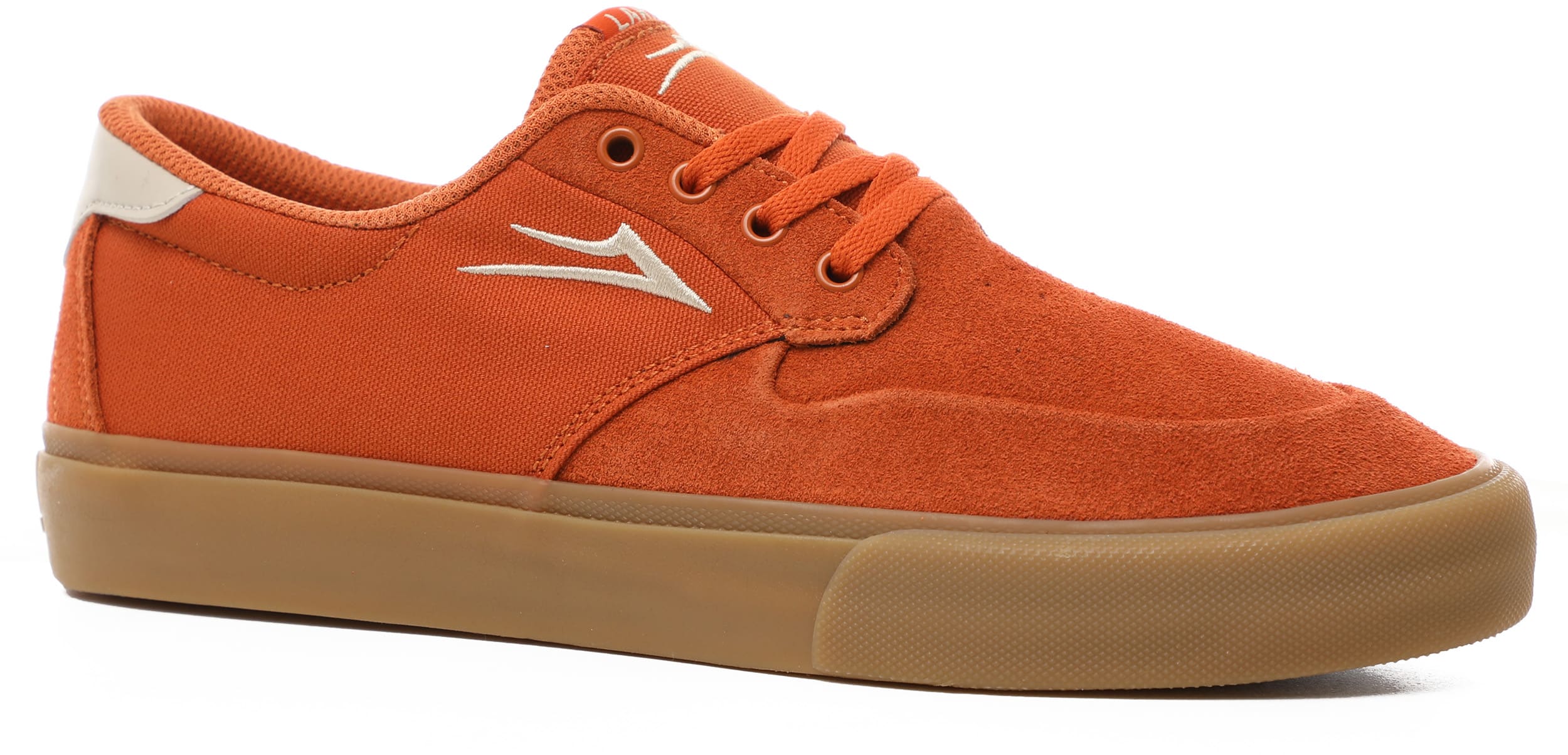 Lakai Riley 3 Skate Shoes Burnt Orange Suede Tactics