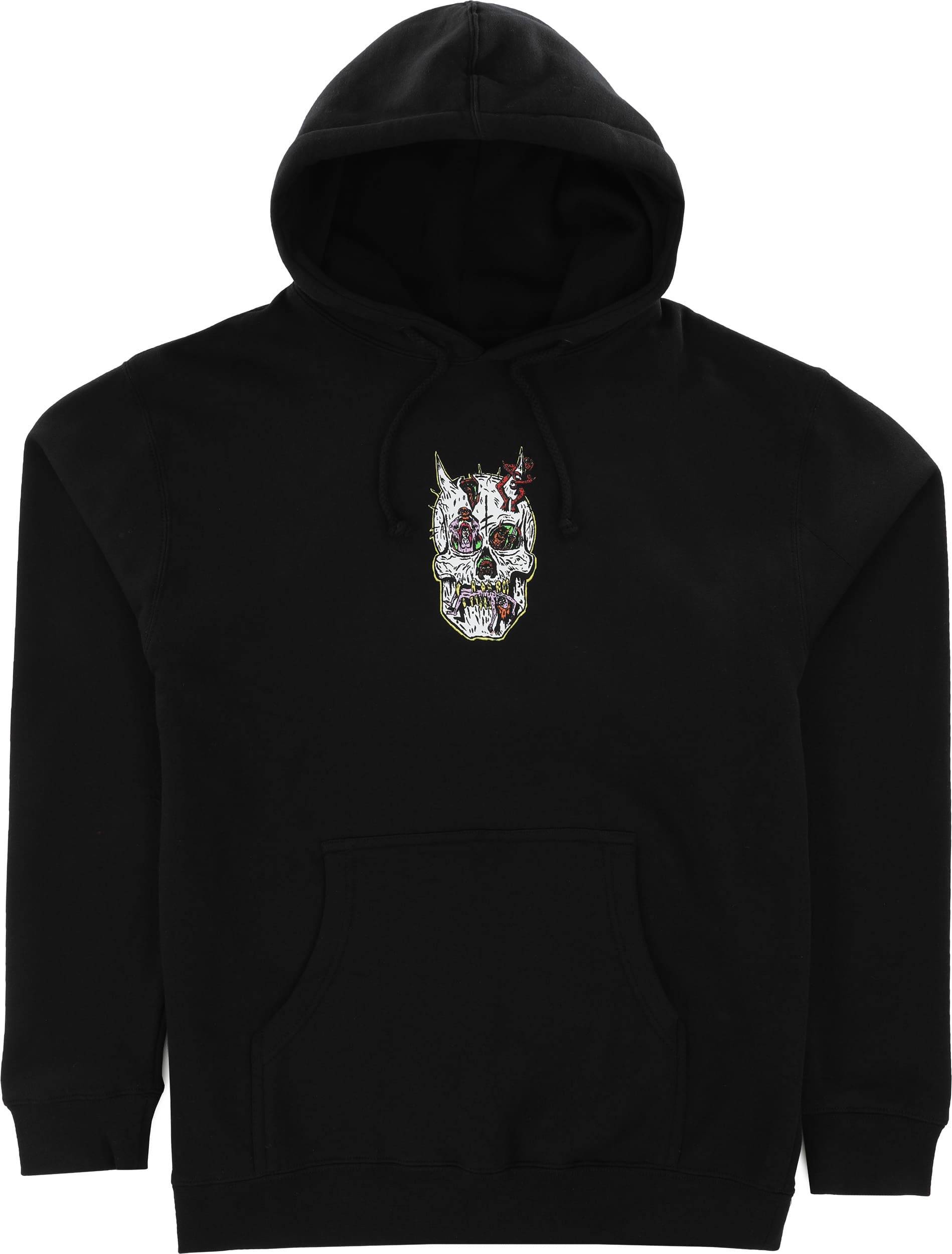 Deathwish Skull Head Demons Hoodie - black | Tactics