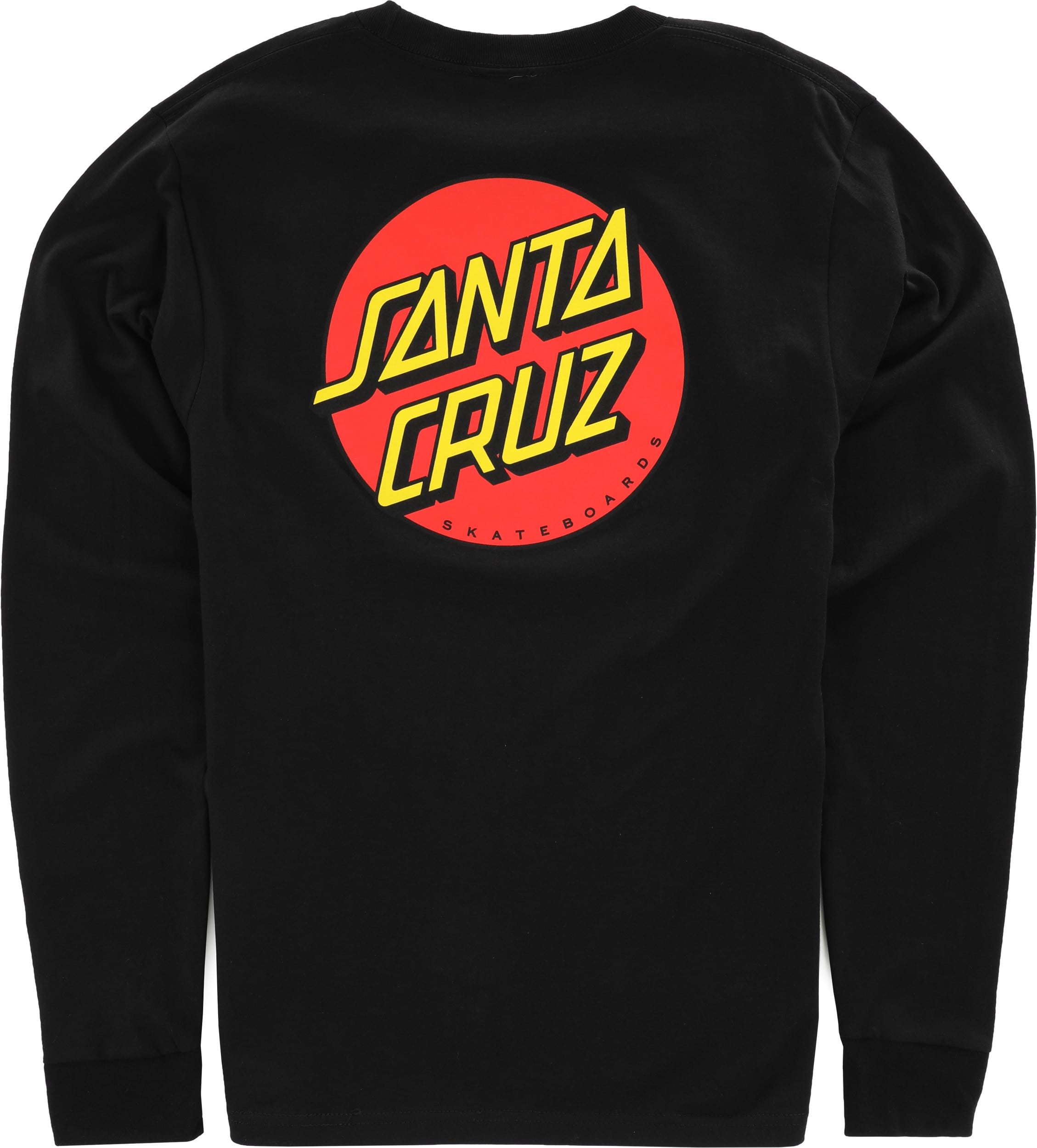 Santa Cruz Classic Dot L/S T-Shirt - black | Tactics