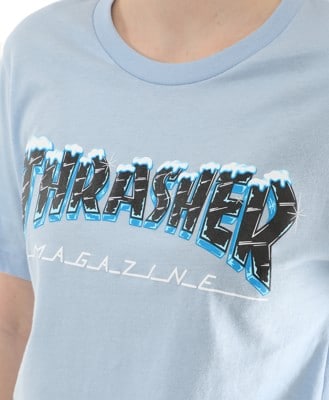 Thrasher Flame Sky Blue T-Shirt