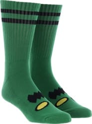 Toy Machine Monster Face Sock - green