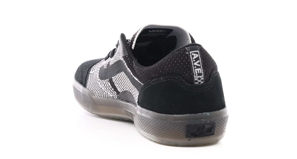 Bereiken Leonardoda zonlicht Vans AVE Knit Classic VCU Skate Shoes - black/white/fleck - Free Shipping |  Tactics