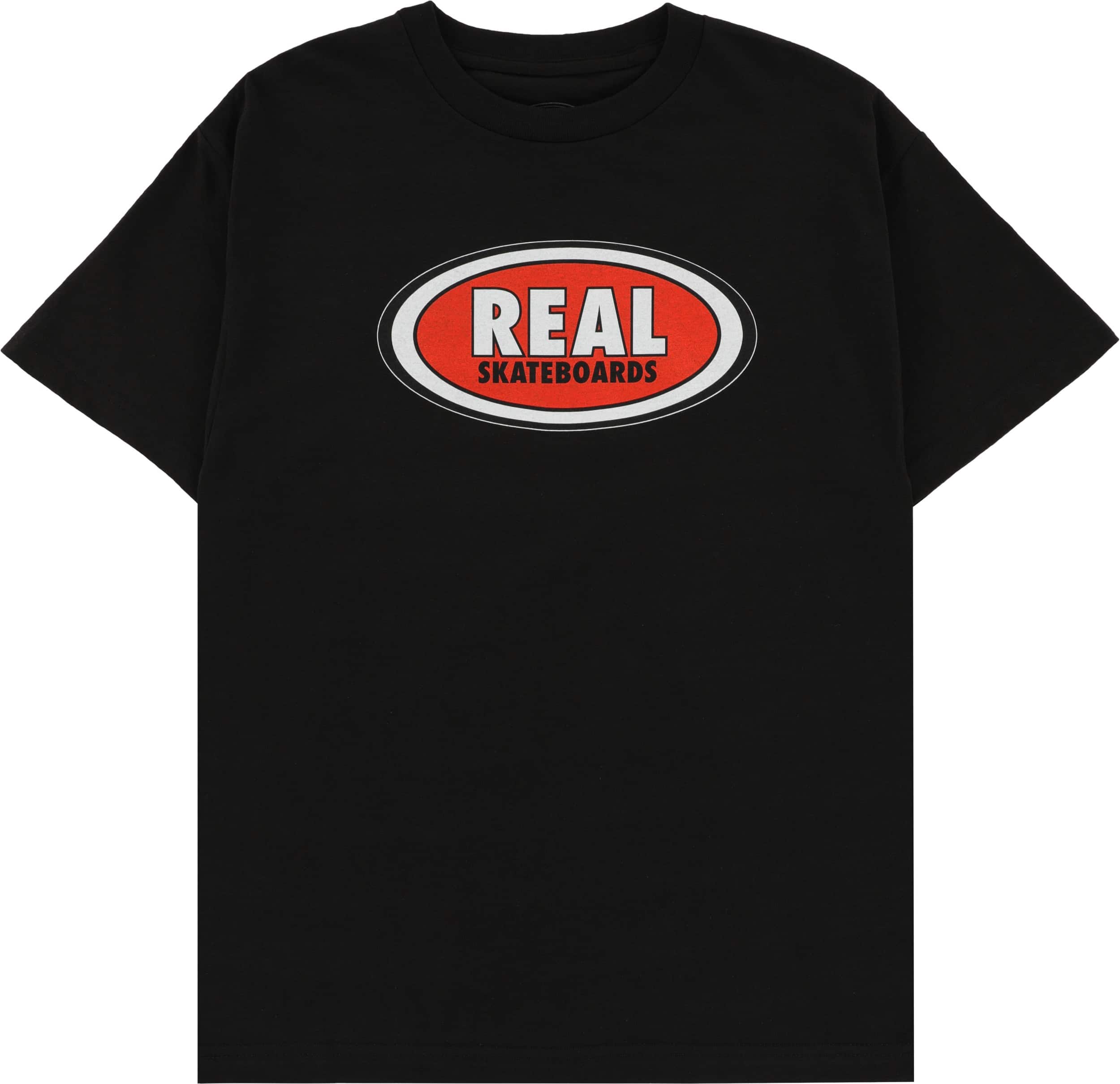 Real Oval T-Shirt - black/red | Tactics