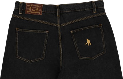 Passport Workers Club Jeans - washed black | Tactics