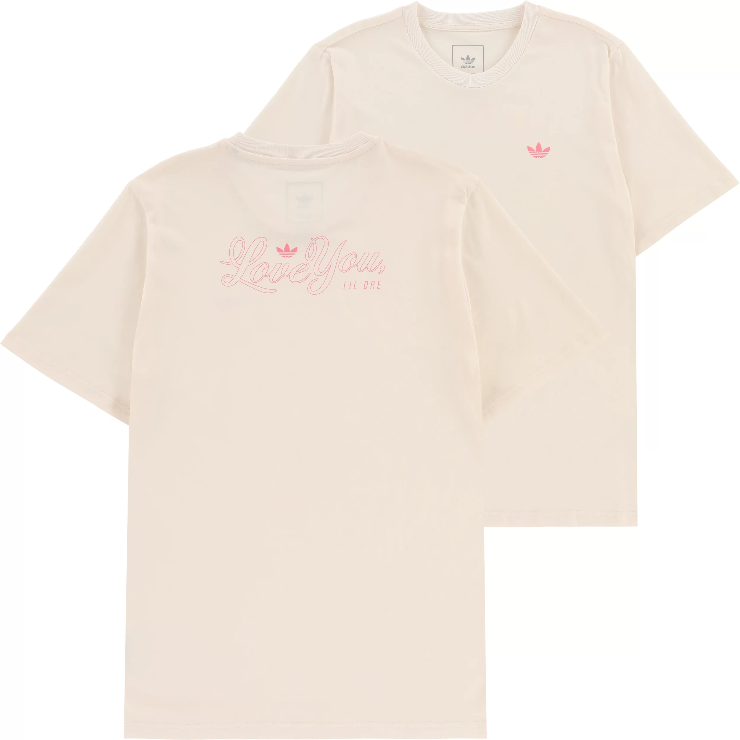 Adidas Lil Tactics Dre white/bliss | - T-Shirt pink chalk Message