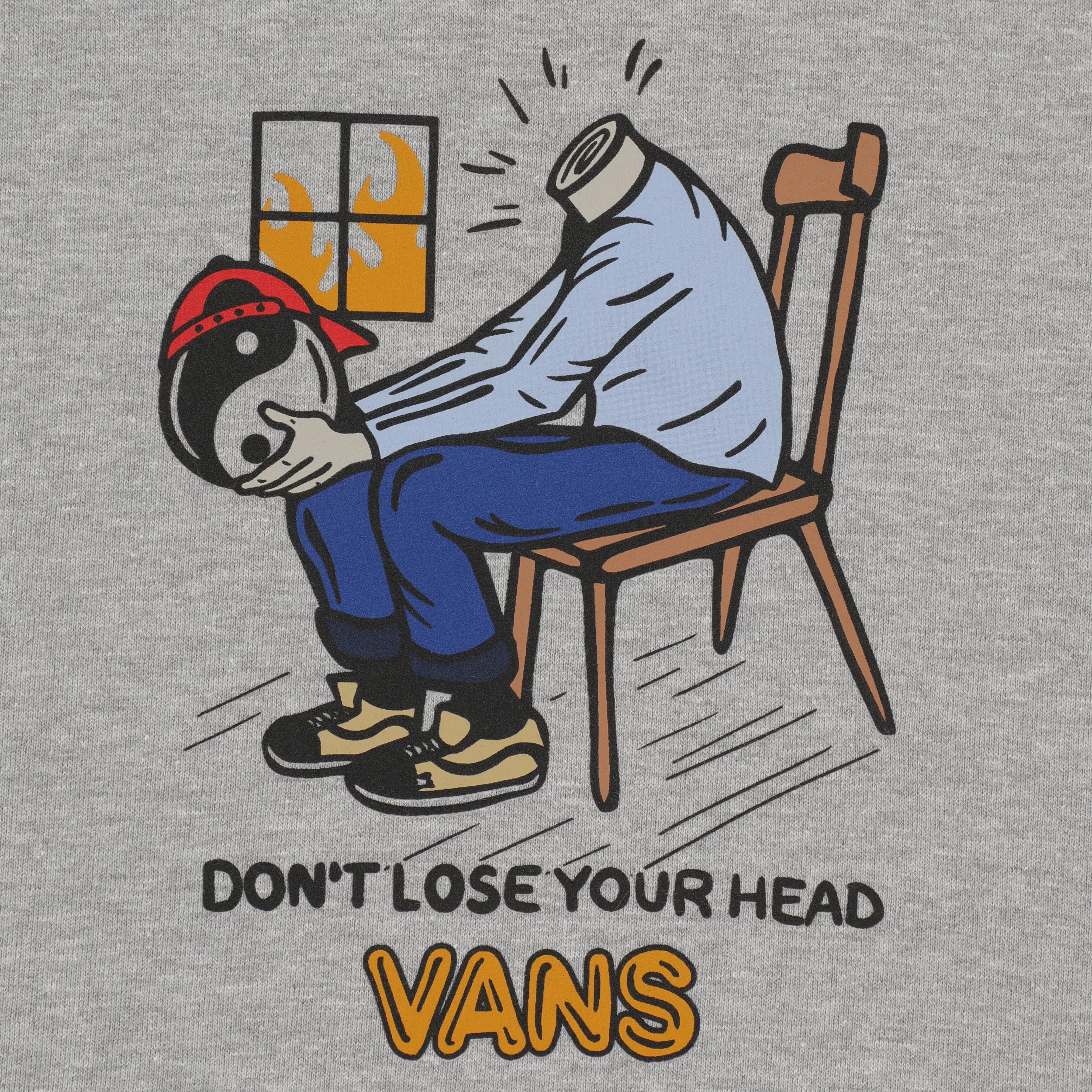 Vans Skate Graphic Hoodie cement heather - Tactics 