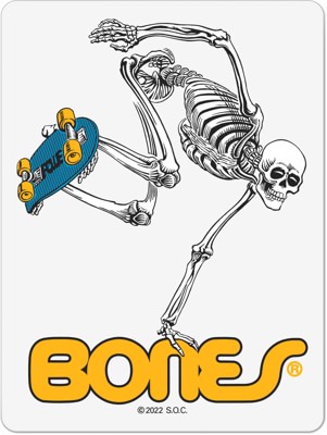 Powell Peralta Skate Skeleton Sticker - view large