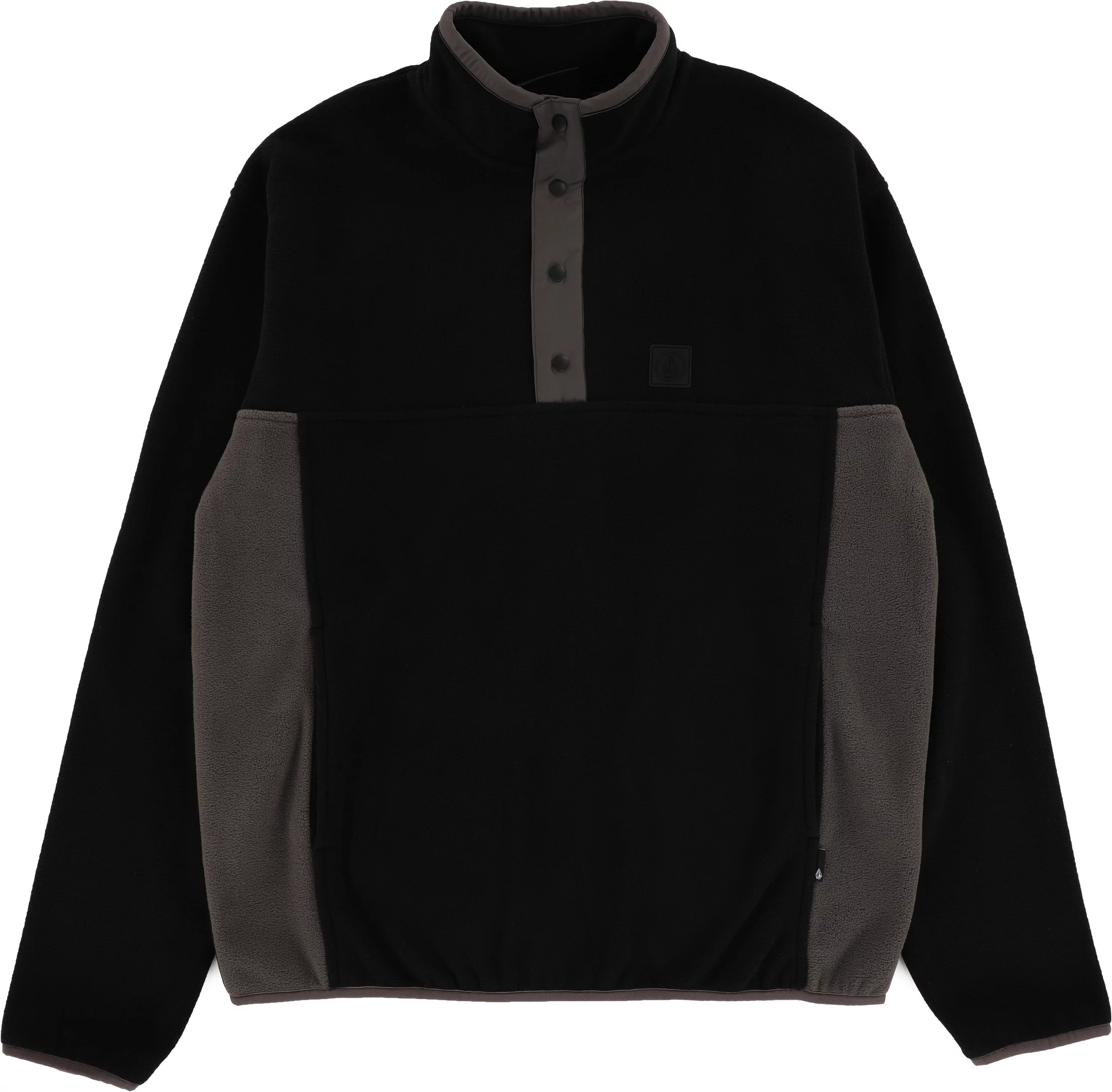 Mock-neck fleece jacket