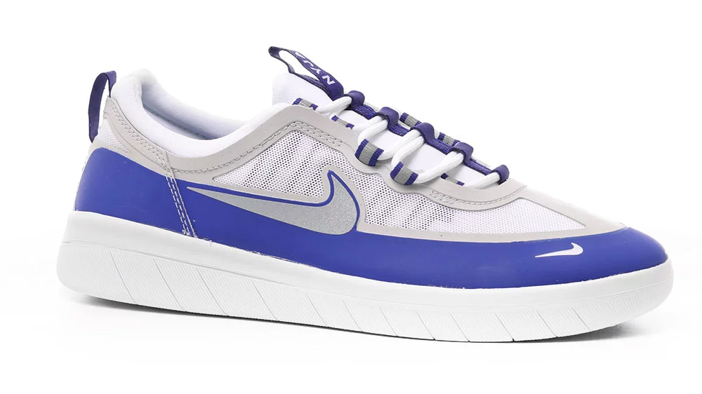 nombre demanda Acumulativo Nike SB SB Nyjah Free 2.0 Skate Shoes - concord/silver-grey fog-white - Free  Shipping | Tactics