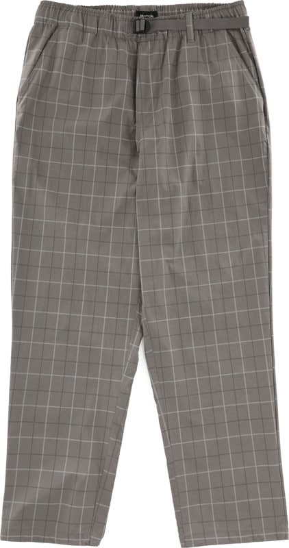 Brixton Steady Cinch Taper X Pants - grey plaid | Tactics