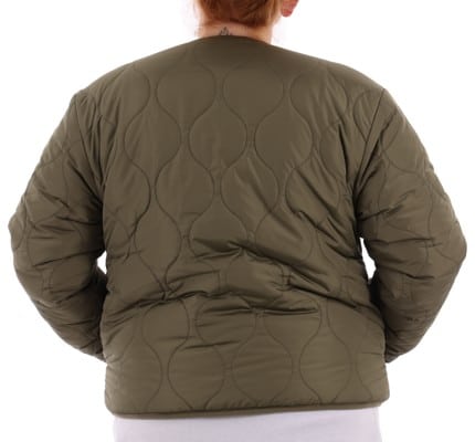 Reversible Quilted Padded Blouson Sage Green