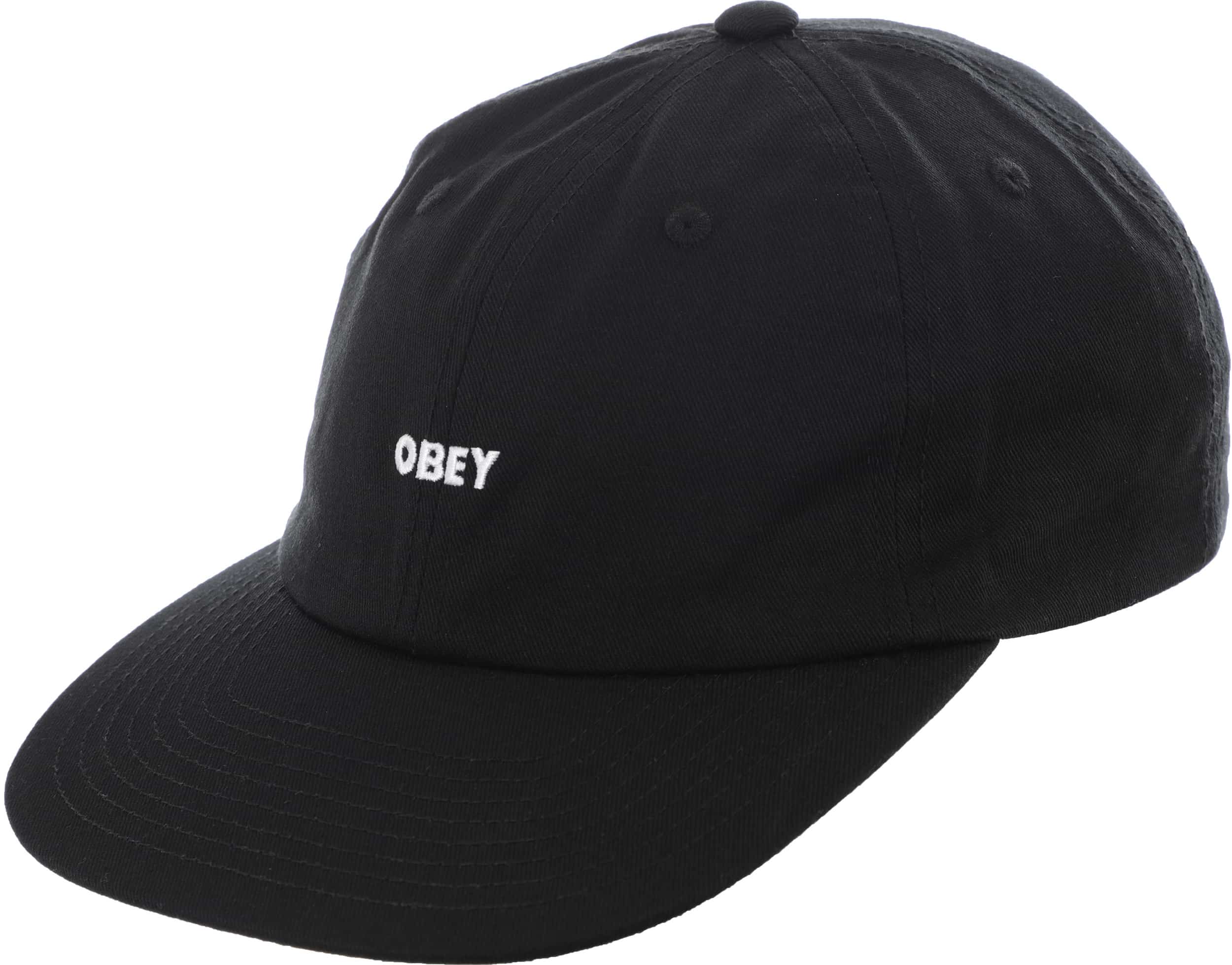 Obey Bold Twill Strapback Hat - black | Tactics